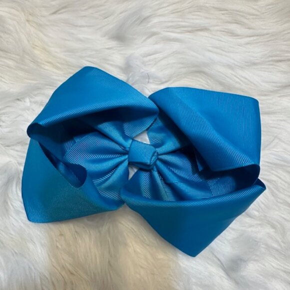Teal 8" Boutique Bow  7801 - Picture 1 of 2